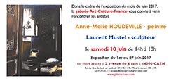 Carton invitation Anne-Marie HOUDEVILLE