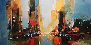 Daniel CASTAN - Time Square afternoon