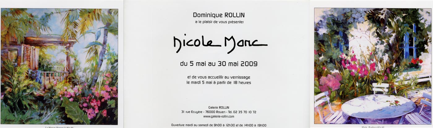 Exposition de Nicole Marc